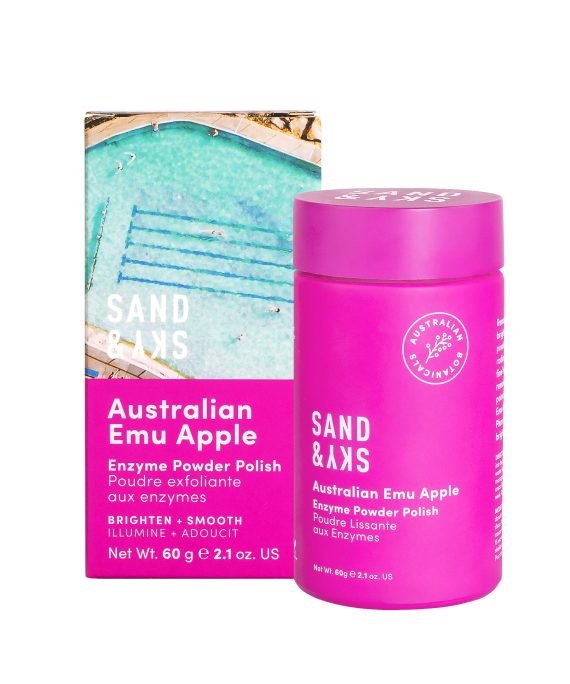 Sand & Sky Australian Emu Apple Enzyme Powder Polish Face Peel - Transform your skin with fruit enzymes for a radiant glow!