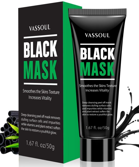 VASSOUL Blackhead Remover Mask - Peel Off Deep Cleaning Facial Mask for Face and Nose