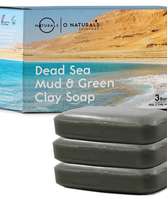 Dead Sea Mud Salt Natural Bar Soap Minerals Face