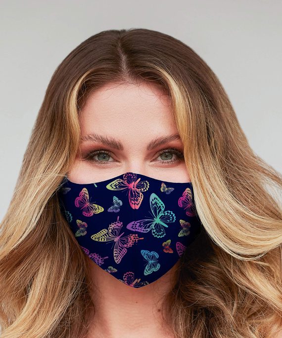 Face Mask with Adjustable Ear Loops & Nose Wire