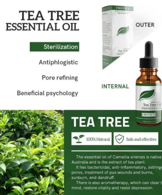 Tree Pure Essential Oil Face Care Skin Acne