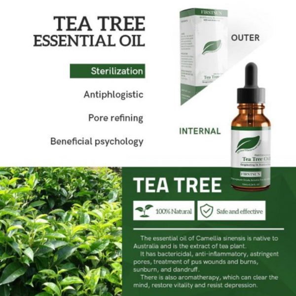 Tree Pure Essential Oil Face Care Skin Acne