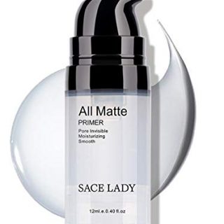 SACE LADY Invisible Pore Foundation Primer All Matte Face Primer, Oil- control and Smooth Face Primer Gel (1pcs/0.40Fl Oz, Color: Transparent)