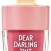 ETUDE HOUSE Dear Darling Water Gel Tint Ice Cream (PK004 Red Bean Red) | Vivid High-Color Lip Tint with Minerals and Vitamins from Soap Berry Extract to Moisture Your Lips