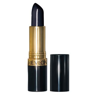 Revlon Super Lustrous Lipstick, High Impact Lipcolor with Moisturizing Creamy Formula, Infused with Vitamin E and Avocado Oil in Blue / Black, Midnight Mystery (043)