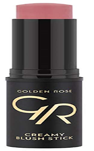 Coral Rose Creamy Blush Stick by Golden Rose - Easy to Apply and Long-Lasting Formula.