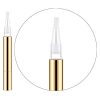 3ml Empty Nail Oil Pen with Brush. Gold Twist Pen