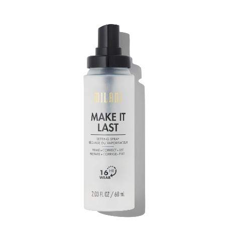 Milani Make It Last 3-in-1 Setting Spray - Prime + Correct + Set (2.03 Fl. Oz.) Cruelty-Free Makeup Setting Spray - Long Lasting Makeup Spray