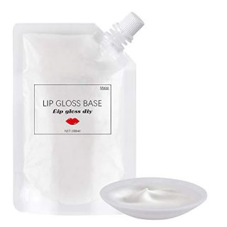 Ownest Matte Lip Gloss Base, Lip Gloss Base Oil Material Lip Makeup Primers, Non-Stick Lipstick Primer Lip Gloss Base for DIY Handmade Lip Balms Lip Gloss-100g