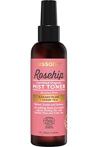 Essano Certified Organic Rosehip Mist Toner, 120ml (4oz)