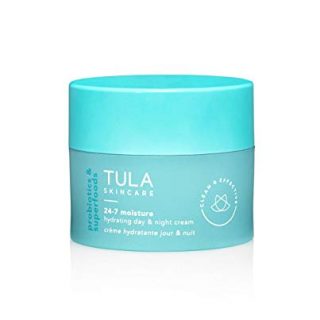 TULA Probiotic Skin Care 24-7 Moisture Hydrating Day and Night Cream | Moisturizer for Face, Ageless is the New Anti-Aging, Face Cream, Contains Watermelon Fruit and Blueberry Extract | 1.5 oz