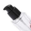 2PK 30ml/1oz Empty Clear Square Glass Emulsion Essence Bottle