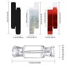 12-Pack Mini Clear Sweet Lip Gloss Tubes for DIY Cosmetics - Lipstick Lovers' Dream