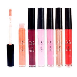 Beauty Concepts Set of 5 Lip Gloss Collection, Pucker Up Lip Gloss Gift Set with Five Different Shades of Lip Glosses
