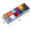 12 Flash Colors Face and Body Paint - Unleash Your Creativity for Halloween, Parties, and Artistic Adventures