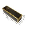 ANZKA 50 Pcs Lipstick Boxes Black and Gold