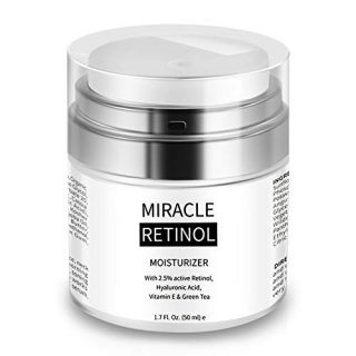 Retinol Cream for Face - Face Moisturizer for Anti Aging, Wrinkle & Acne Face Cream with Hyaluronic Acid Night Cream for All Skin (1.7oz)