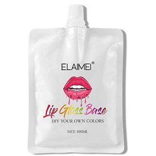 Lip Gloss Base, Moisturize Lip Gloss Base Oil Material Lip Makeup Primers, Non-Stick Lipstick Primer for DIY Handmade Lip Balms Lip Gloss - 100ml (1 Pack)