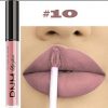 10pcs/Set Makeup Matte Lipstick Lip Kit, Velvety Liquid Lipstick