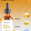 Hopemate Natural Facial Vitamin C Serum with Hyaluronic Acid& Vit E