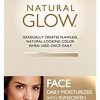 Jergens Natural Glow Oil-free SPF 20 Face Moisturizer, Self Tanner, Medium to Tan Skin Tone Sunless Tanning, 2 Ounce Daily Facial Sunscreen, Featuring Broad Spectrum Protection Across UVA and UVB