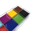 12 Flash Colors Face and Body Paint - Unleash Your Creativity for Halloween, Parties, and Artistic Adventures