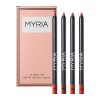Myria Beauty Lip Liner Pencil Set - 4 Colors Pack