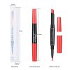 6 pcs Beauty Nageta 2in1 Womens, Double-End Lasting Waterproof