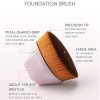 2PCS Foundation Makeup Brush Flat Top Kabuki Face Blush
