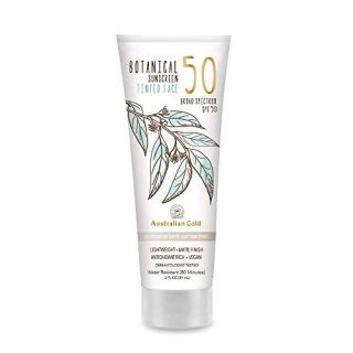 NEW Australian Gold Botanical Sunscreen Tinted Face BB Cream SPF 50, 3 Ounce | Fair-Light | Broad Spectrum | Water Resistant | Vegan | Antioxidant Rich | Same formula as Original Botanical SPF 50 Tinted Face Lotion: B01M8G39OW