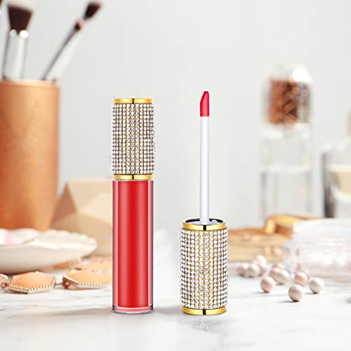 41GKBd57XML.SL1500 12 Pieces Crystal Rhinestone Lip Gloss Tube