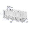 byAlegory (Set of 2) Acrylic Lip Gloss Organizer & Beauty Makeup Holder