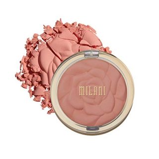 Milani Rose Powder Blush - Tea Rose (0.6 Ounce) Cruelty-Free Blush - Shape, Contour & Highlight Face with Matte or Shimmery Color