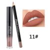 Coosa 3Colors Matte Velvety Matte Liquid Lipgloss & Lip Liner Set
