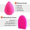 BEAKEY Makeup Brush Set, Premium Synthetic Kabuki Foundation