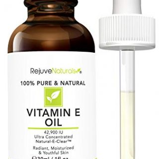 Vitamin E Oil - 100% Pure & Natural, 42,900 IU. Visibly Reduce the Look of Scars, Stretch Marks, Dark Spots & Wrinkles for Moisturized & Youthful Skin. d-alpha tocopherol (1 Fl. Oz)