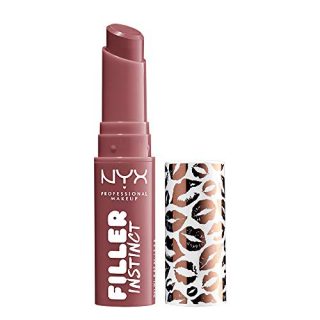 NYX PROFESSIONAL MAKEUP Filler Instinct Plumping Lip Color, Lip Plumper Balm - Sugar Pie, Mauve Pink Purple