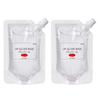 Ownest 2 Pcs Moisturize Lip Gloss Base,Lip Gloss Base Oil Material Lip Makeup Primers, Non-Stick Lipstick Primer Lip Gloss Base for DIY Handmade Lip Balms Lip Gloss-200g