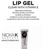 Illuminate Your Lips with NICKA K Lip Gel - Clear, Infused with Vitamin E for Effortless Radiance