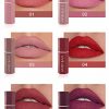 Btspring Matte Lipstick Set, 6 Colors Moisturizing Creamy Lipstick