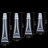 80 PCS 10 ML Refillable Mini Clear Empty Lip Gloss Balm