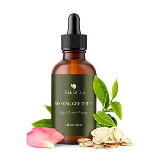All-In-One Anti Aging Night Serum for Sensitive Skin by Tree To Tub - Hydrating Anti Wrinkle Serum for Face with the NEW Retinol (HPR), Vitamin C, Hyaluronic Acid, Glycolic Acid, Aloe, Tea Tree 1oz