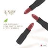 All Natural Lipstick, Semi Matte Lip Color, Moisturizing Lipstick