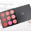 Blusher Palette, 9 Color Natural Make Up Blushing Set
