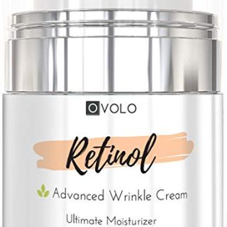 OVOLO Moisturizer Cream with Retinol for Face and Eye Area - BEST NEW 2019 Skin Care Option Formulated with Premium Ingredients (USA Made) - Anti Aging Rapid Wrinkle Repair Cream for Day and Night
