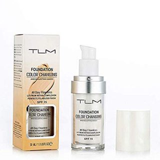 TLM Flawless Colour Changing Warm Skin Tone Foundation Makeup Base Nude Face Moisturizing Liquid Cover Concealer for women girls (Foundation)