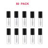 Mydio 50 Pack 1.2ML, Clear Mini Lip Gloss Tube
