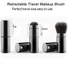 Falliny Retractable Kabuki Makeup Brush, Travel Face Blush Brush