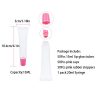 50Pcs Lip Gloss Tubes, 15ml Pink Top Lip Gloss Containers Empty