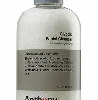 Anthony Glycolic Facial Cleanser, Normal to Oily Skin, Contains Glycolic Acid, Aloe Vera, Vitamins A, C, and E, Exfoliates, Removes Dirt and Oil, Maintains Moisture for Daily Face Washing, 8 Fl Oz